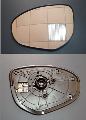 Mazda 2 DE (Мазда 2) 2007-2014 вкладиш дзеркала лівого (скло, дзеркальний елемент) 4533544m фото