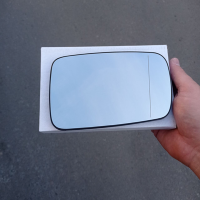 Вкладиш (скло, дзеркальний елемент) дзеркала правого, хром BMW e65 / e66 хром ( БМВ е65 / е66) 2008558e фото