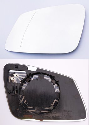 Скло (вкладиш, дзеркальный елемент) лівого дзеркала BMW 7 F01, F02, F03, F04 (БМВ 7 Ф01 Ф02) 2025545E фото