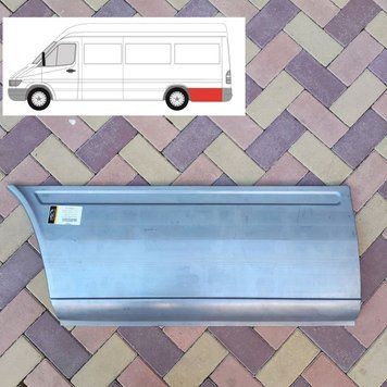 Порог левый задний за колесом длинная база Volkswagen LT (Фольксваген ЛТ) 1995-2006 50628393 / 3546605_LT фото