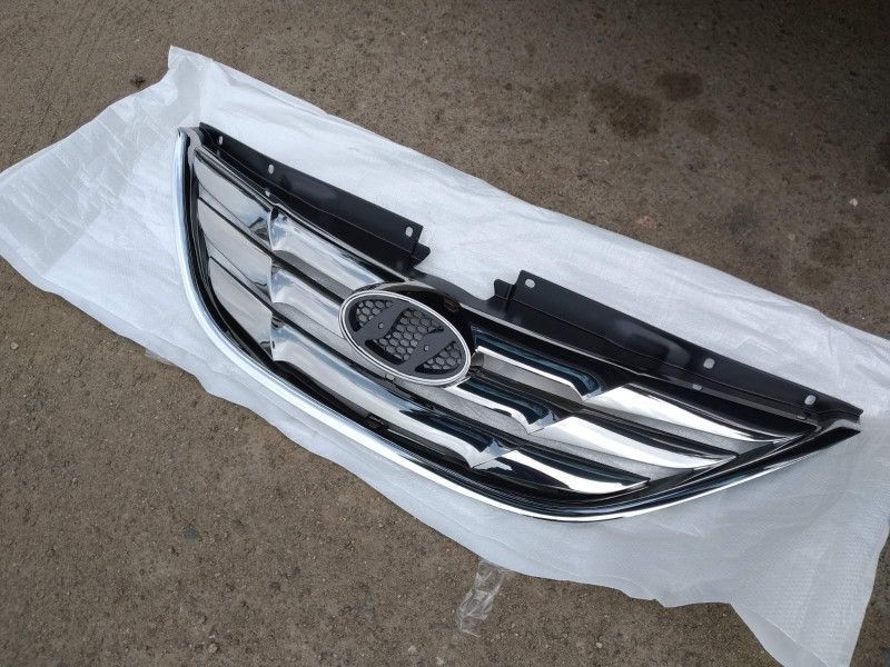 Решітка радіатора хром Hyundai Sonata YF (Хюндай Соната) 2010-2015 863503S100 KH3169997 фото