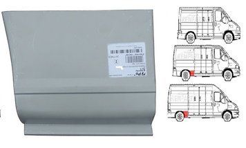Ремчастина задньої арки правої між колесом та розсувними дверима Jumper / Ducato / Boxer 57028441 фото