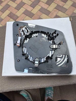 Mercedes GLK (X204) (Мерседес GLK X204) 2012-2015 4PIN вкладиш дзеркала (дзеркальний елемент) лівий 5076547E_GLK фото