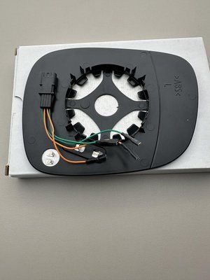 BMW X3 F25 / X1 E84 (4 pin) Китай вкладиш (дзеркальний елемент) дзеркала лівого 51162991663 DC1059BLH фото