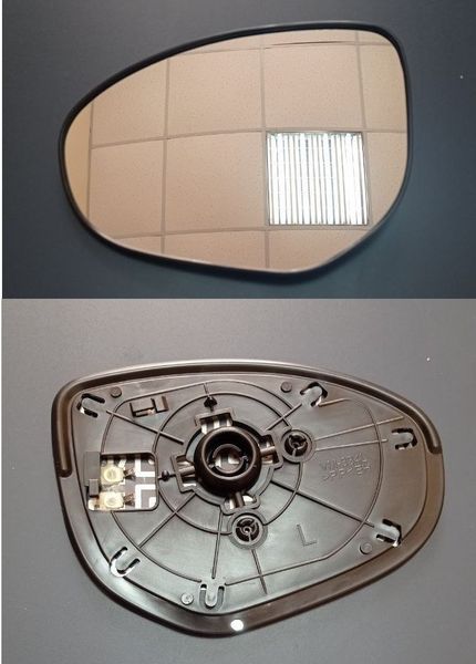 Вкладыш зеркала (стекло, зеркальный элемент) левый Мазда 6 (Mazda 6) 2007 - 2012 4533544M фото