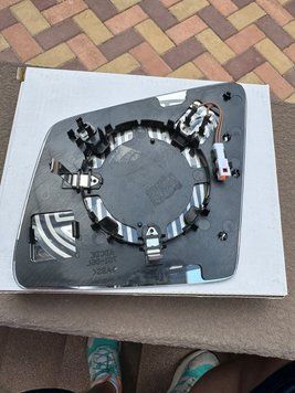 Mercedes GLS (X166) (Мерседес GLS X166) 2015-2019 4 PIN вкладыш зеркала (зеркальный элемент) правый 5076557E_GLS фото