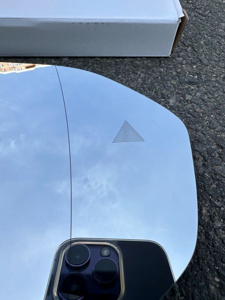 BMW 5 G60 / G61 (БМВ G60 / G61) 2023- (side assist) вкладыш зеркала правого (зеркальный элемент) MVDC1066BSRH_5 фото