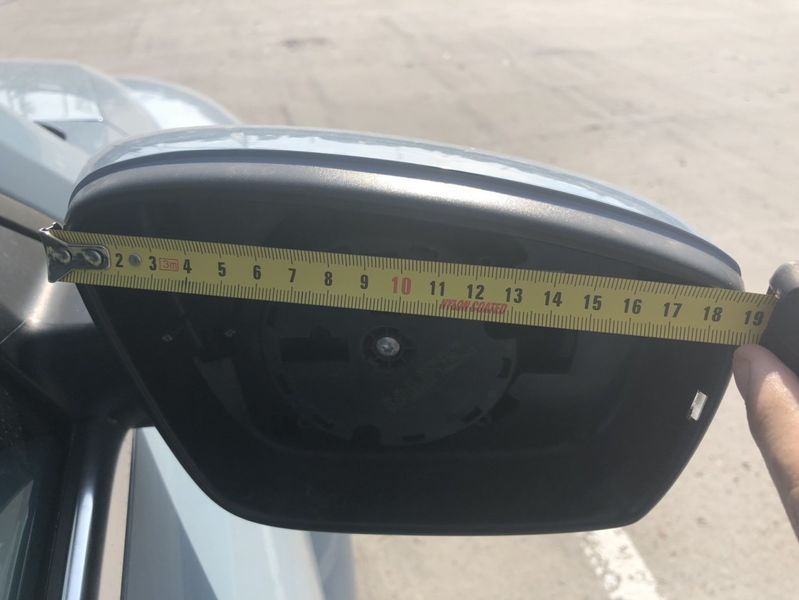 Вкладыш зеркала (зеркальный элемент) правого VW Passat B7 USA (Фольксваген Пассат Б7 Америка) 69B1555M фото