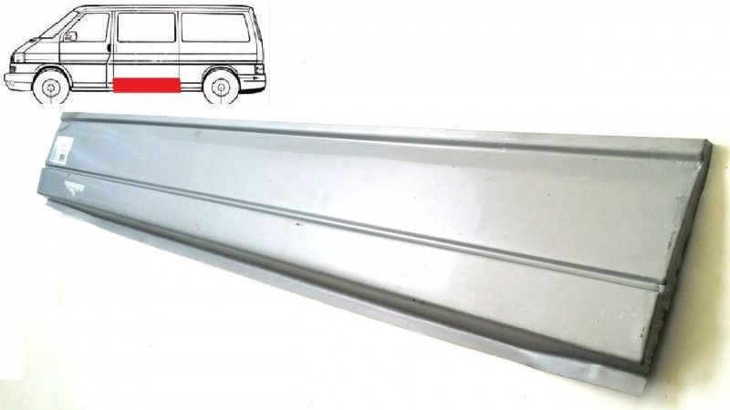 Порог лівий (між водійськими дверима та крилом) VW Transporter T4 (Фольксваген Т4) 9566413 фото