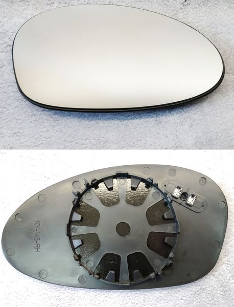 Вкладиш (дзеркальний елемент) дзеркала правого, хром BMW 3 e46 M3 ( БМВ 3 e46 M3 ) 1998-2006 2001558E фото