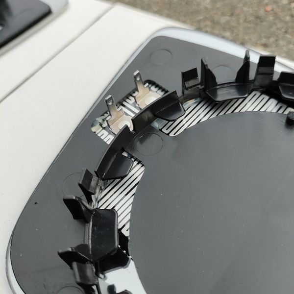 VW Polo 5 ( Фольксваген Поло 5) 2009-2017 хетчбек вкладиш дзеркала (дзеркальний елемент) лівого 9533542m фото