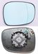 Вкладиш (скло, дзеркальний елемент) дзеркала правий голубой BMW X3 F25 (БМВ Х3 Ф25) 4 контакта 2060555e фото 1