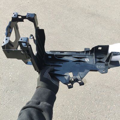 Панель передняя, левая (крепление фары) BMW 5 F10 (БМВ 5 Ф10) 2010-2017 51647200793 51647200793 фото