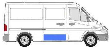 Ремчасть обшивки двери боковой правой Mercedes Sprinter / VW LT (Мерседес Спринтер / Фольксваген ЛТ) 1995-2006 506240-2 фото