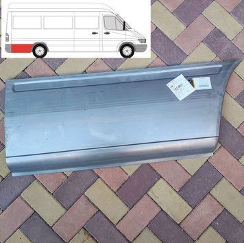 Порог правый задний за колесом длинная база Mercedes Sprinter (Мерседес Спринтер) 1995-2006 50628493 фото
